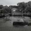 Twechar, Main Street, Forth and Clyde Canal, Lifting Bridge
View of seating area from North