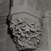 Interior.
Detail of corbel in entrance lobby.