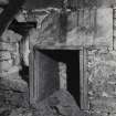 Interior.
View of fireplace in attic of no 7.