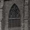 Detail of window showing tracery.