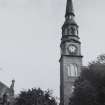 View of steeple from SW.