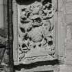 View of Lyon coat of arms.