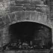 Interior.
Detail showing hall fireplace on second floor.