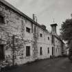 View from SSE of E elevation of Maltings and Kilns during demolition.