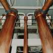 Interior.
View of Still House condensers.