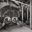 Interior.
View of Boiler House showing the two multi-tubular boilers.