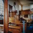 Interior.
View from E showing galleries and pulpit.