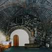 View of interior of Strathmore aisle from south