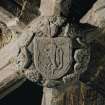 Strathmore aisle, detail of carved ceiling boss