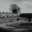 View of walled garden, Edzell Castle, from W.