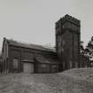View from NE of N side of Filter House and water tower.
