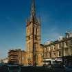 View of Old Parish Church tower and spire, Montrose, from SW.