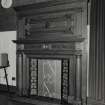 Carnegie Lodge Detail of 1st floor Zodiac room fireplace