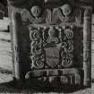 View of gravestone, David Crawford, 1759.