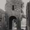 Interior.
View of tower from inside chancel.