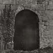 Copy of historic photograph showing detail of tower W door.