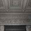 Interior. Dining room Detail ceiling, cornice and Tynecastle Canvas frieze