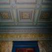 Interior. Dining room Detail ceiling, cornice and Tynecastle Canvas frieze