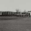 View of entrance to school.