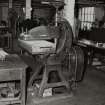 1st floor: Detail of press, made by Ghlissen & Poppert of Aachen, Germany