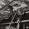 1st floor: Detail of 1 of 2 overhead lineshafts