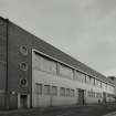 View from SW of S side of W block of works, overlooking Arbroath Road