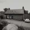 General view of walled garden cottage from N