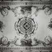 Dundee, Broughty Ferry, Camphill Road, Carbet Castle, interior.
Composite view of ceiling panel of Dining Room of Ground Floor.