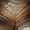 Dundee, Broughty Ferry, Camphill Road, Carbet Castle, interior.
Detail of cornice of Ground Floor Dining Room.