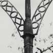 Interior.
Detail of cast-iron column capital in central section.