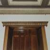 Dundee, Camperdown House, interior.
Detail of Cornice and Carved Door Lintel, Dining Room, Ground Floor.