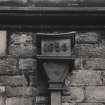 West wall.
Detail of drainpipe bearing date 1855.