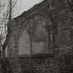 Detailed view of bi-partite window at N side of complex forming N part of works