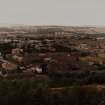 View of whole complex from Dundee Law to South