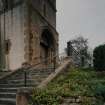 Detail of entrance steps