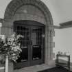 Interior, view of entrance porch