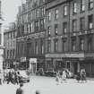 General view of Union Street and the Royal Hotel, Dundee, from North.