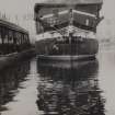 View of H.M.S Unicorn after preliminary re-berthing.