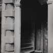 Detail of staircase entrance.