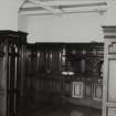 Interior.
View of panelling in boardroom, first floor.
