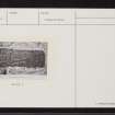 Ellon Parish Church, NJ93SE 6, Ordnance Survey index card, Recto