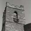 Detail of tower and clock face