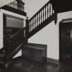 Battleby House, interior.
General view of Main Staircase.