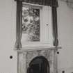 Battleby House, interior.
General view of fireplace on South-West wall of Drawing Room, Ground Floor.