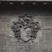 Battleby House.
General view of armorial panel on South-West front.