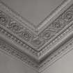 Ballindean House.
Interior detail of ceiling cornice and frieze in first floor sitting room.