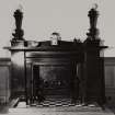 Ballindean House.
Interior view of East Drawing Room fireplace, with Torcheres on mantel.