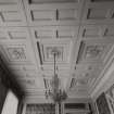 Ballindean House.
Interior detail of compartmented ceiling in Drawing Room.