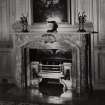 Ballindean House.
Interior detail of marble fireplace in hall.
