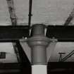 Blackford, Moray Street, Gleneagles Brewery & Maltings, interior.
Detail of cast iron column on ground floor of maltings.